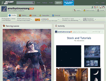 Tablet Screenshot of amethystmoonsong.deviantart.com