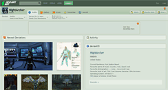 Desktop Screenshot of nightarcher.deviantart.com