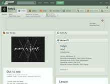 Tablet Screenshot of forty2.deviantart.com