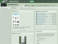 Tablet Screenshot of club-senshi-con.deviantart.com