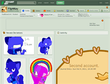 Tablet Screenshot of flipnkey.deviantart.com