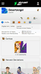 Mobile Screenshot of desertangel.deviantart.com