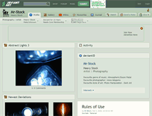 Tablet Screenshot of mr-stock.deviantart.com