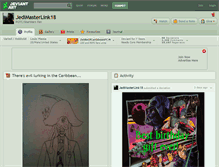 Tablet Screenshot of jedimasterlink18.deviantart.com