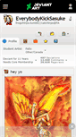 Mobile Screenshot of everybodykicksasuke.deviantart.com