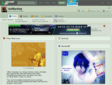 Tablet Screenshot of aiziblackleg.deviantart.com