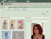 Tablet Screenshot of chibianitablake.deviantart.com