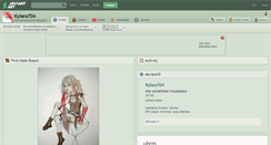 Desktop Screenshot of kylara704.deviantart.com