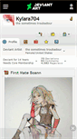 Mobile Screenshot of kylara704.deviantart.com