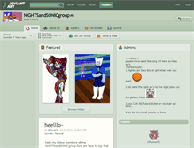 Tablet Screenshot of nightsandsonicgroup.deviantart.com