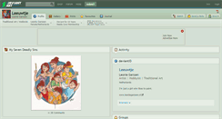 Desktop Screenshot of leeuwtje.deviantart.com
