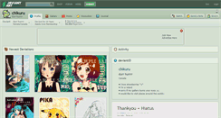 Desktop Screenshot of chikuru.deviantart.com