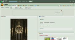 Desktop Screenshot of forem.deviantart.com