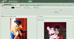 Desktop Screenshot of eternal-sn0w.deviantart.com