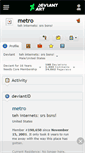 Mobile Screenshot of metro.deviantart.com