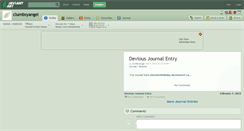 Desktop Screenshot of clumbsyangel.deviantart.com