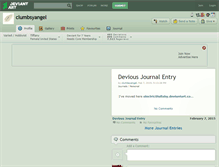 Tablet Screenshot of clumbsyangel.deviantart.com