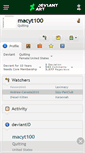 Mobile Screenshot of macyt100.deviantart.com