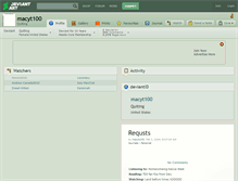 Tablet Screenshot of macyt100.deviantart.com