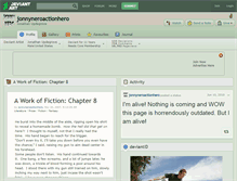 Tablet Screenshot of jonnyneroactionhero.deviantart.com