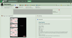 Desktop Screenshot of king-supedo.deviantart.com