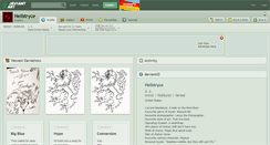 Desktop Screenshot of hellstryce.deviantart.com