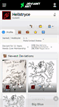 Mobile Screenshot of hellstryce.deviantart.com