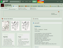 Tablet Screenshot of hellstryce.deviantart.com