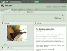 Tablet Screenshot of jiggly-ball.deviantart.com
