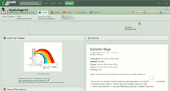 Desktop Screenshot of mysticangel12.deviantart.com
