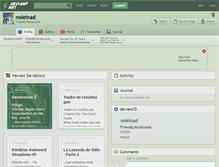 Tablet Screenshot of noleinad.deviantart.com