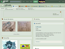 Tablet Screenshot of loli-luna.deviantart.com