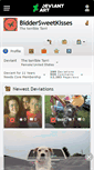 Mobile Screenshot of biddersweetkisses.deviantart.com