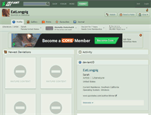 Tablet Screenshot of eatlongpig.deviantart.com