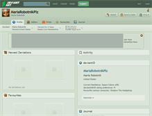 Tablet Screenshot of mariarobotnikplz.deviantart.com