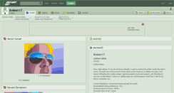 Desktop Screenshot of kraken17.deviantart.com