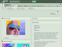 Tablet Screenshot of kraken17.deviantart.com