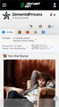 Mobile Screenshot of dementdprncess.deviantart.com