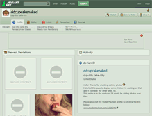 Tablet Screenshot of ddcupcakenaked.deviantart.com