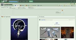 Desktop Screenshot of nuckleheaded.deviantart.com