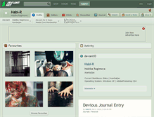 Tablet Screenshot of habi-r.deviantart.com