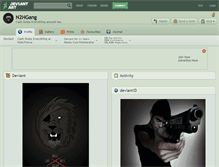 Tablet Screenshot of n2hgang.deviantart.com