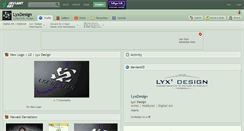 Desktop Screenshot of lyxdesign.deviantart.com