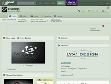 Tablet Screenshot of lyxdesign.deviantart.com