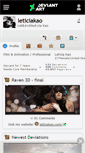 Mobile Screenshot of leticiakao.deviantart.com