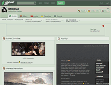 Tablet Screenshot of leticiakao.deviantart.com