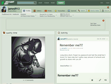 Tablet Screenshot of jamed913.deviantart.com