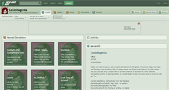 Desktop Screenshot of lexiemagenta.deviantart.com