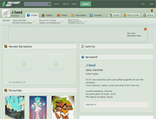 Tablet Screenshot of j-seed.deviantart.com