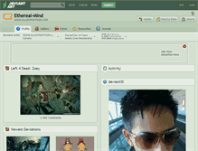 Tablet Screenshot of ethereal-mind.deviantart.com